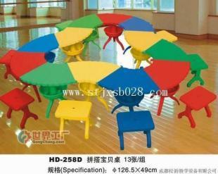 成都幼兒園課桌椅推薦 高品質橡膠塑料桌椅，守護兒童成長空間